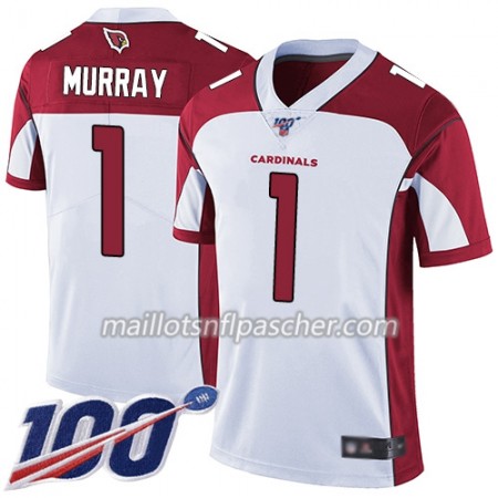 Maillot Arizona Cardinals Kyler Murray 1 Nike Blanc 100th - Homme